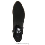 Mirage Wedge Bootie Unisex Dr. Scholl's 4Z4JXV168 Black Fabric - Image 4