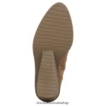 Mirage Wedge Bootie Unisex Dr. Scholl's 4Z4JXV169 Chip Brown Fabric - Image 7