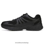 Monster Slip Resistant Sneaker Unisex Dr. Scholl's 4Z4JXV288 Black Leather - Image 3