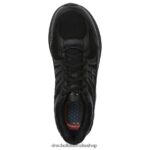 Monster Slip Resistant Sneaker Unisex Dr. Scholl's 4Z4JXV288 Black Leather - Image 4