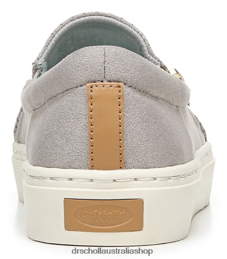 No Chill Slip On Sneaker Unisex Dr. Scholl's 4Z4JXV220 Soft Grey Microfiber - Image 6