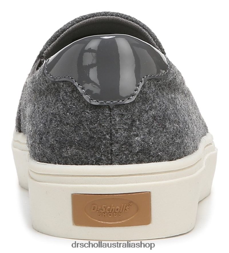 Nova Slip On Sneaker Unisex Dr. Scholl's 4Z4JXV67 Dark Grey Fabric - Image 6
