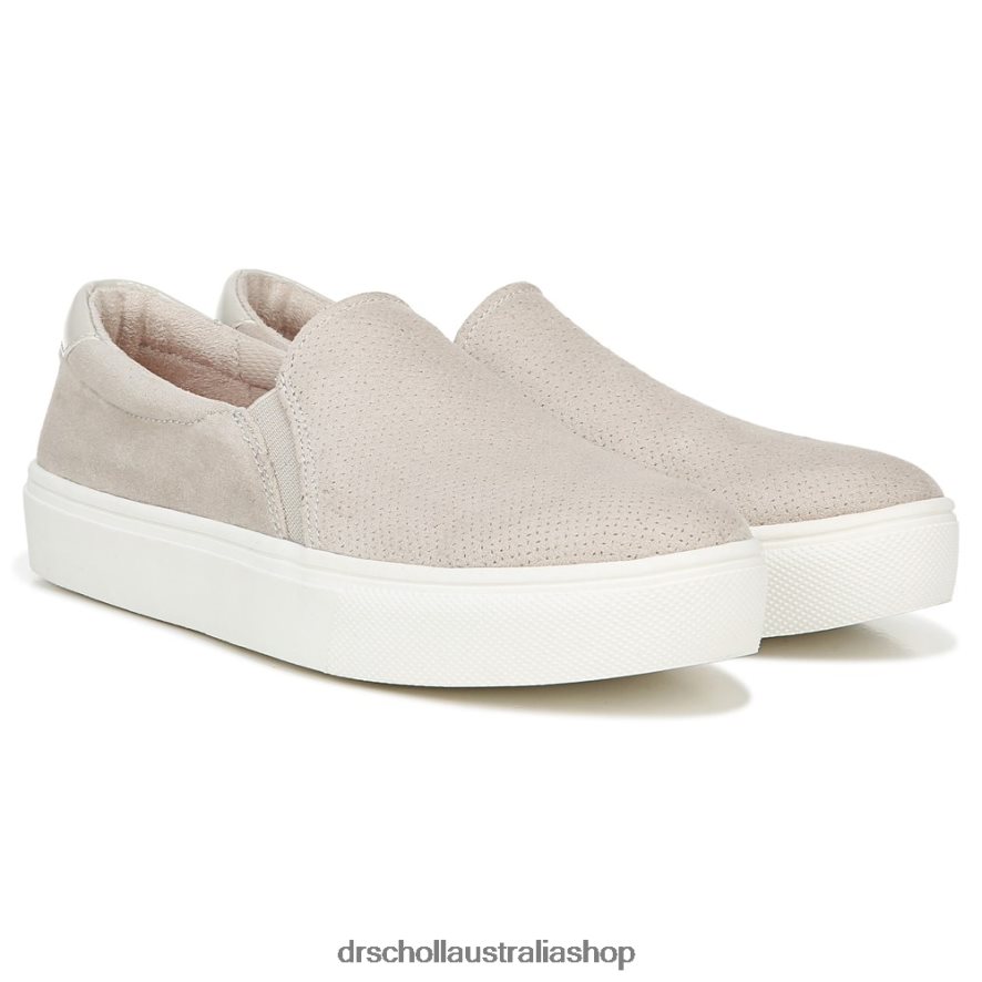 Nova Slip On Sneaker Unisex Dr. Scholl's 4Z4JXV69 Oyster Grey Microfiber Perf - Image 1