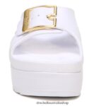 Original Goals Platform Sandal Unisex Dr. Scholl's 4Z4JXV173 White EVA - Image 5