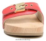 Original Sandal Unisex Dr. Scholl's 4Z4JXV16 Red Leather - Image 5