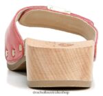 Original Sandal Unisex Dr. Scholl's 4Z4JXV16 Red Leather - Image 6