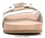 Original Sandal Unisex Dr. Scholl's 4Z4JXV17 White Leather - Image 5