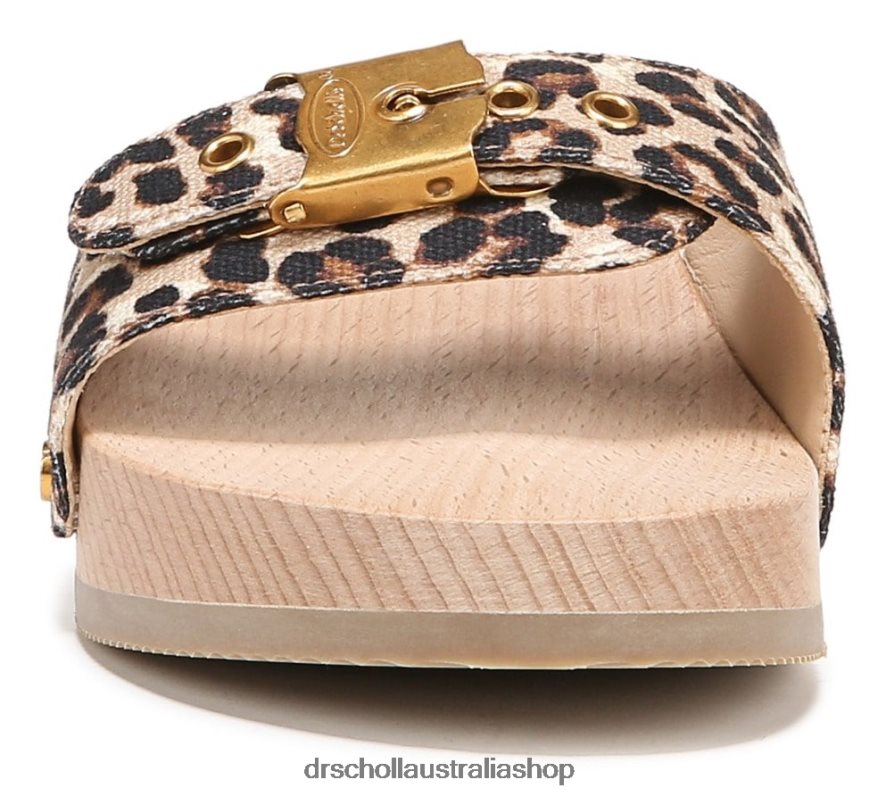 Original Sandal Unisex Dr. Scholl's x Veronica Beard 4Z4JXV118 Leopard Print Canvas - Image 5