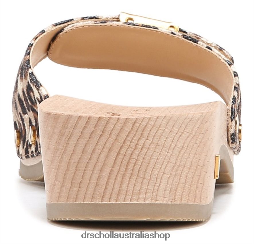 Original Sandal Unisex Dr. Scholl's x Veronica Beard 4Z4JXV118 Leopard Print Canvas - Image 6