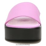 Pisces Max Platform Slide Sandal Unisex Dr. Scholl's 4Z4JXV200 Purple Leather - Image 5