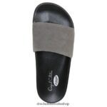 Pisces Pool Slide Sandal Unisex Dr. Scholl's 4Z4JXV189 Grey - Image 4