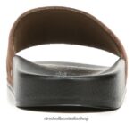 Pisces Pool Slide Sandal Unisex Dr. Scholl's 4Z4JXV190 Brown - Image 6