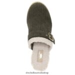 Pixie Clog Unisex Dr. Scholl's 4Z4JXV248 Olive Corduroy - Image 4