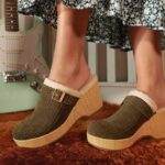 Pixie Clog Unisex Dr. Scholl's 4Z4JXV248 Olive Corduroy - Image 8