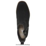 Rodeo Block Heel Bootie Unisex Dr. Scholl's 4Z4JXV230 Black Synthetic - Image 4