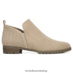 Rollin Slip On Bootie Unisex Dr. Scholl's 4Z4JXV134 Wood Brown Fabric - Image 2