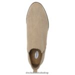 Rollin Slip On Bootie Unisex Dr. Scholl's 4Z4JXV134 Wood Brown Fabric - Image 4