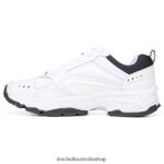 Sebastian Walking Shoe Unisex Dr. Scholl's 4Z4JXV303 White/Navy Leather - Image 3