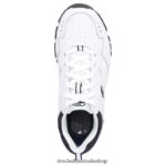 Sebastian Walking Shoe Unisex Dr. Scholl's 4Z4JXV303 White/Navy Leather - Image 4