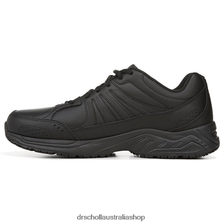 Titan 2 Slip Resistant Sneaker Unisex Dr. Scholl's 4Z4JXV291 Black Leather - Image 3