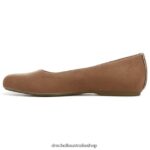Wexley Ballerina Unisex Dr. Scholl's 4Z4JXV72 Brown Fabric - Image 3