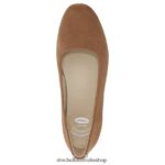Wexley Ballerina Unisex Dr. Scholl's 4Z4JXV72 Brown Fabric - Image 4