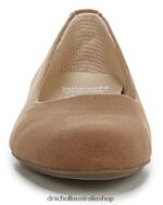 Wexley Ballerina Unisex Dr. Scholl's 4Z4JXV72 Brown Fabric - Image 5