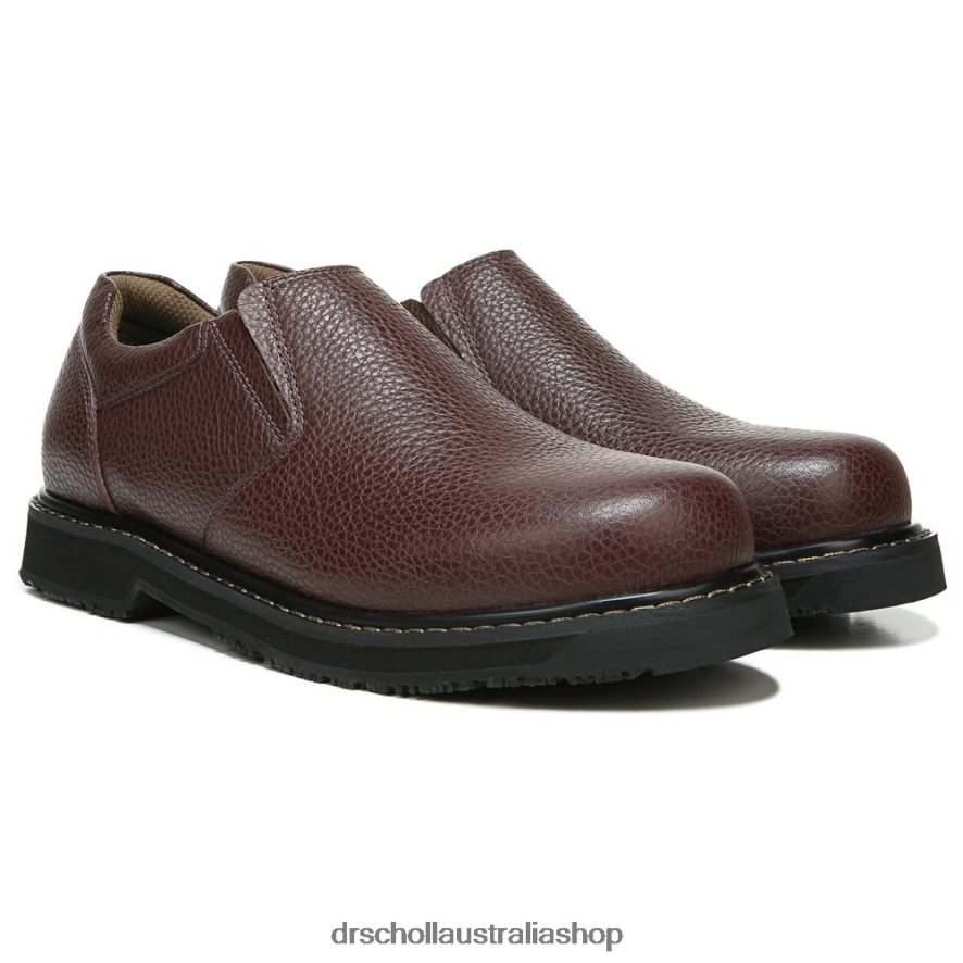 Winder II Slip Resistant Slip On Unisex Dr. Scholl's 4Z4JXV289 Brown Leather - Image 1
