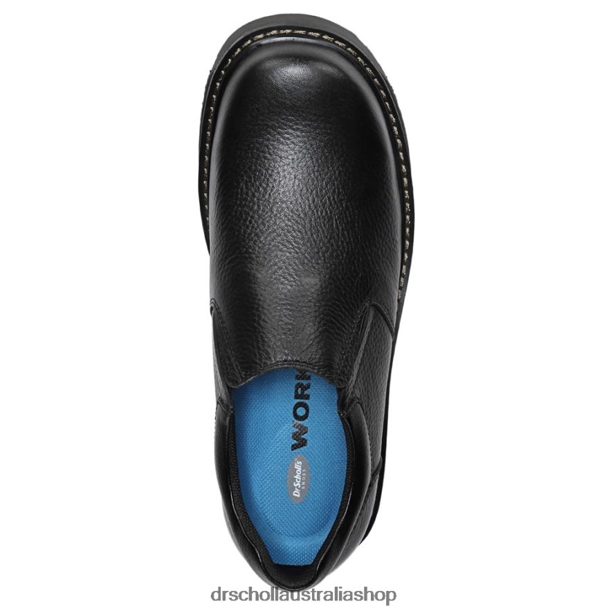 Winder II Slip Resistant Slip On Unisex Dr. Scholl's 4Z4JXV290 Black Leather - Image 4
