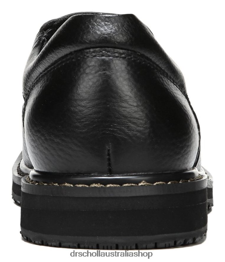 Winder II Slip Resistant Slip On Unisex Dr. Scholl's 4Z4JXV290 Black Leather - Image 6